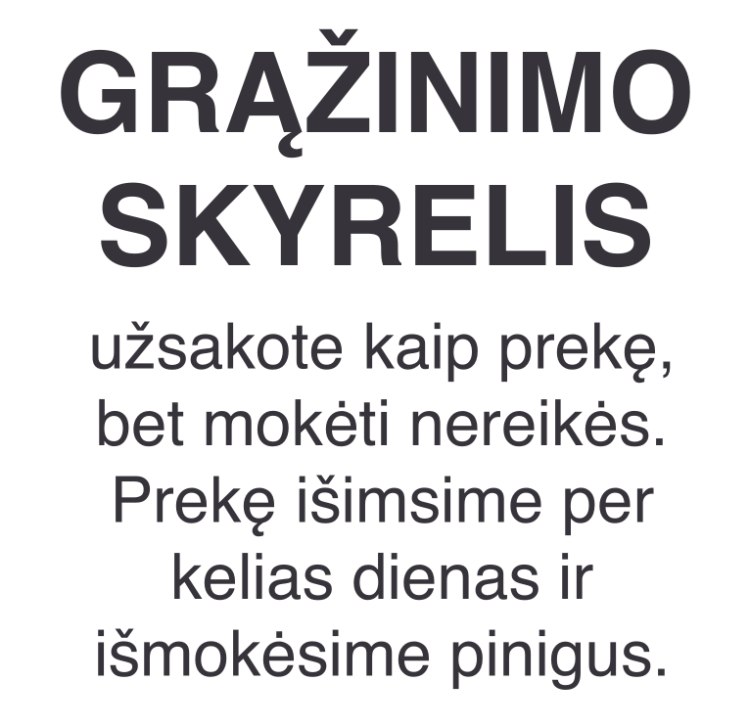 Grąžinimo skyrelis